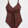 Costume da bagno a fascia con cut-out