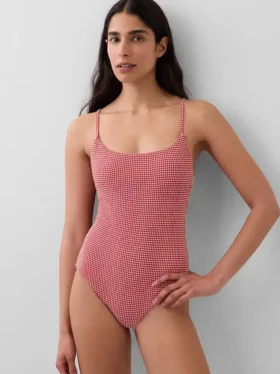 Costume da bagno con scollo rotondo