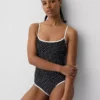 Costume da bagno con scollo rotondo