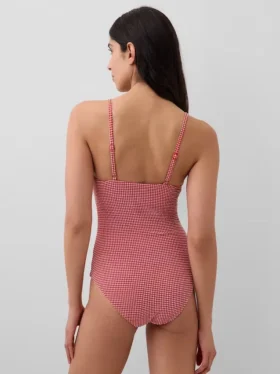 Costume da bagno con scollo rotondo
