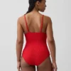 Costume da bagno con scollo rotondo