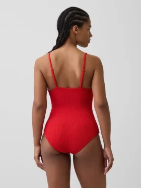 Costume da bagno con scollo rotondo
