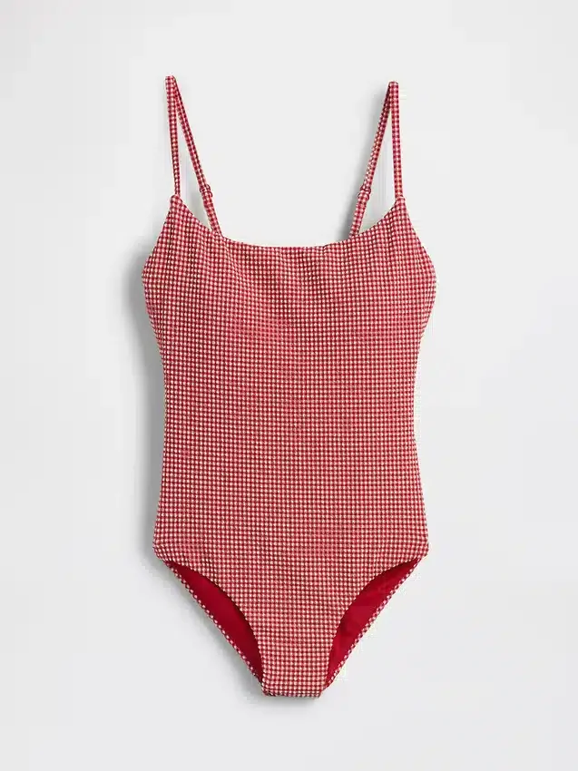 Costume da bagno con scollo rotondo