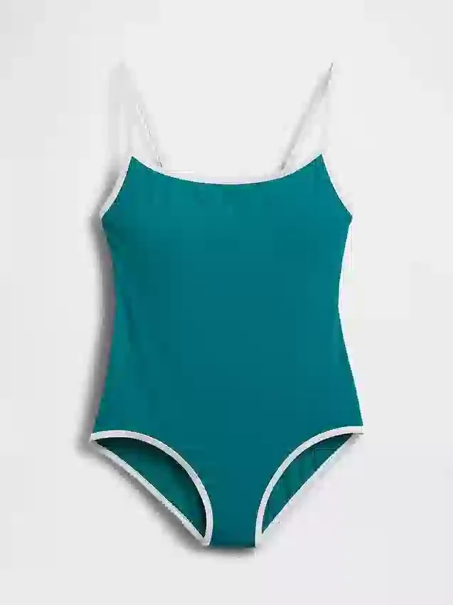 Costume da bagno con scollo rotondo