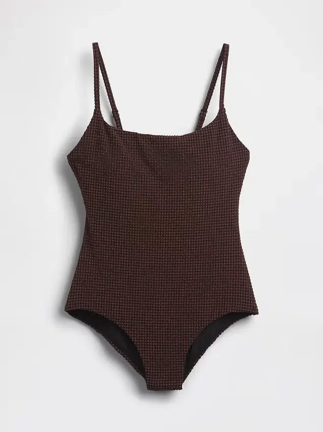 Costume da bagno con scollo rotondo
