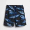 Costume da bagno da bambino da 5" in tessuto riciclato