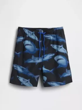 Costume da bagno da bambino da 5" in tessuto riciclato