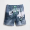 Costume da bagno da bambino da 5" in tessuto riciclato