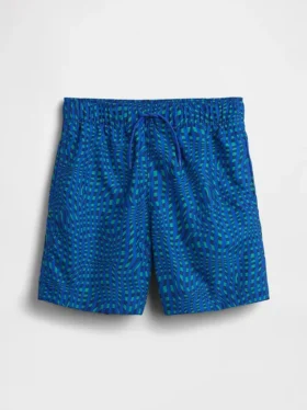 Costume da bagno da bambino da 5" in tessuto riciclato