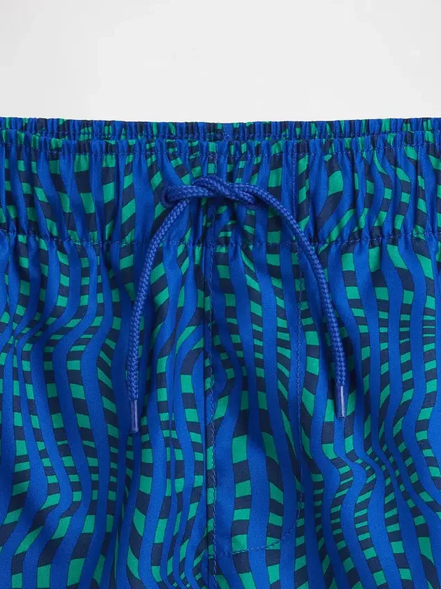 Costume da bagno da bambino da 5" in tessuto riciclato