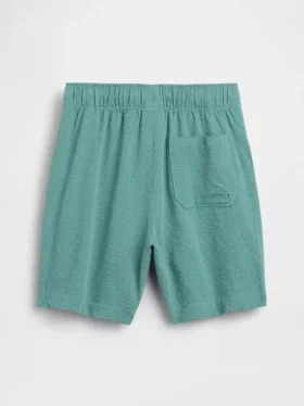 Costume da bagno da bambino in seersucker da 5″