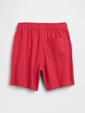 Costume da bagno da bambino in seersucker da 5″