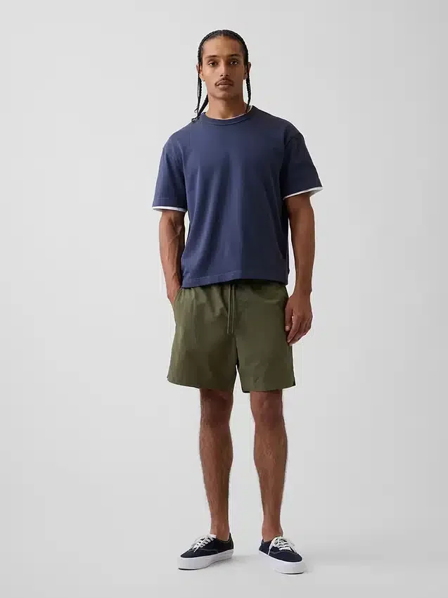 Costume da bagno dal taglio morbido da 6"
