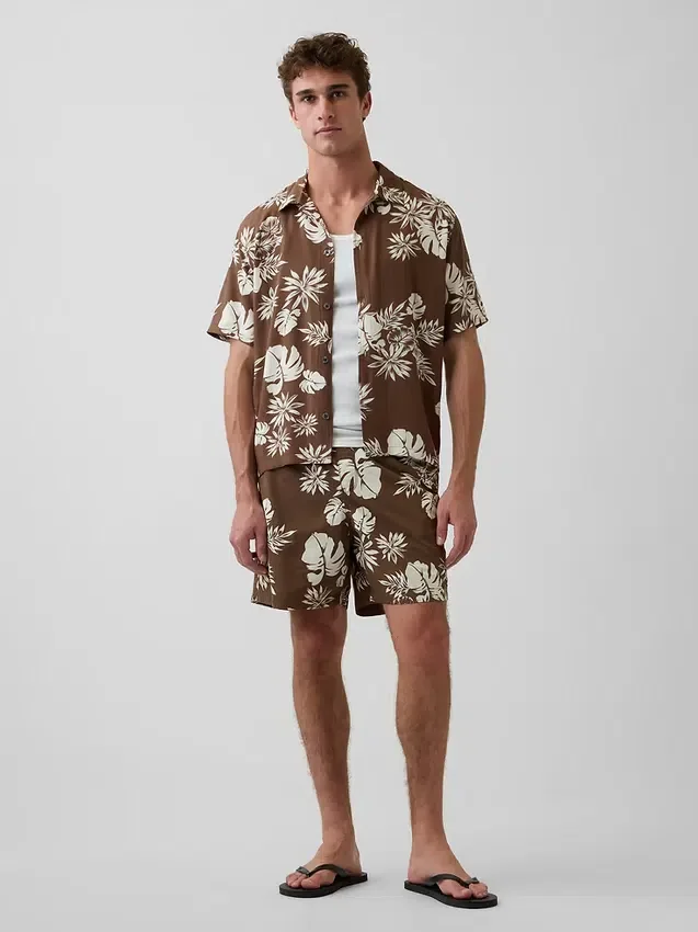 Costume da bagno dal taglio morbido da 6"