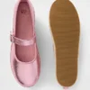 Espadrillas Mary Jane metallizzate per bambini