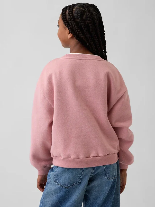 Felpa a maniche dolman Vintagesoft per bambini