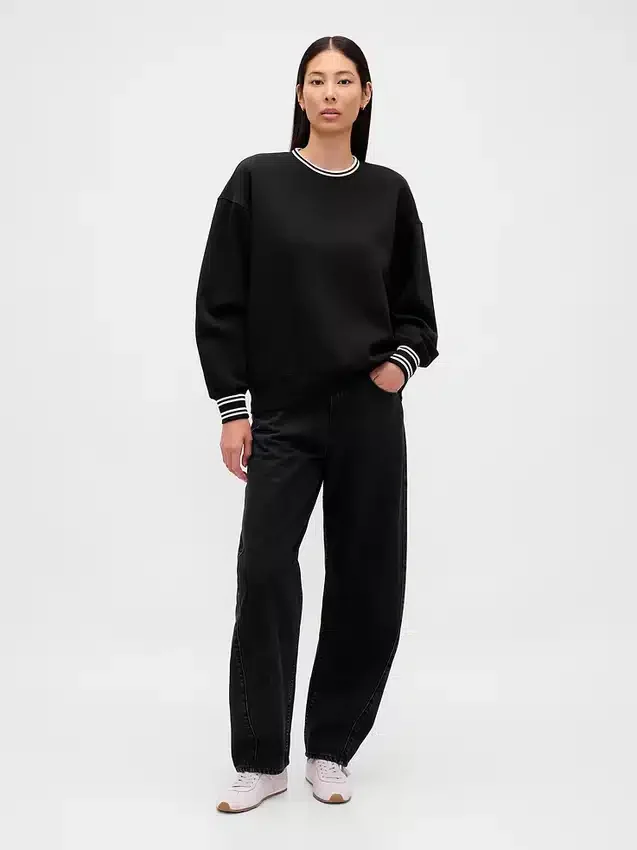 Felpa a tunica oversize Vintagesoft