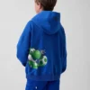Felpa con cappuccio da bambino Super Mario Vintagesoft dal taglio morbido