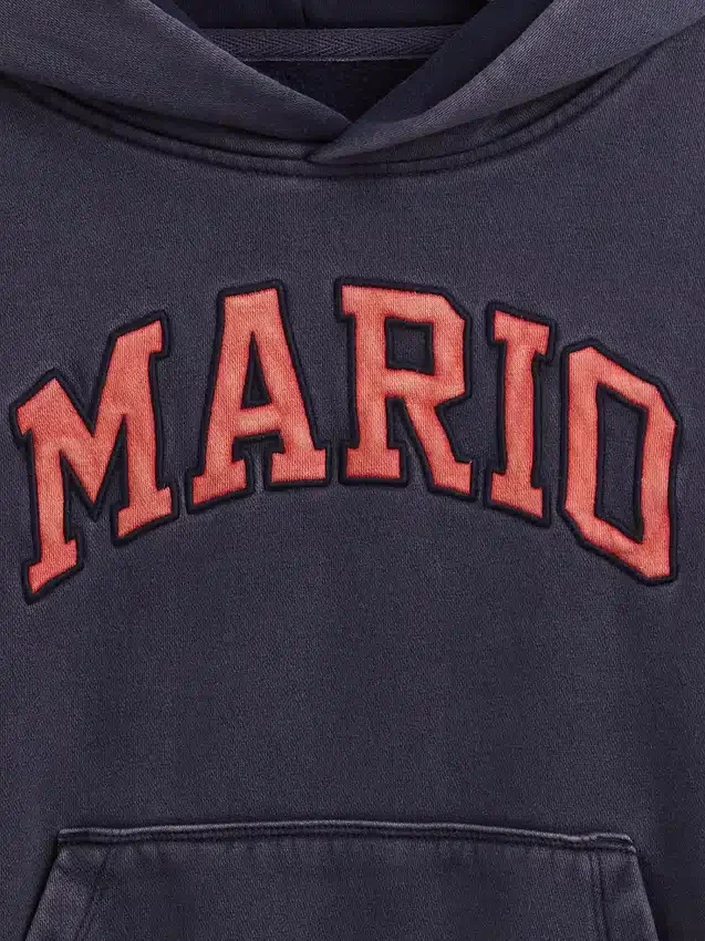 Felpa con cappuccio da bambino Super Mario Vintagesoft dal taglio morbido