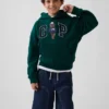 Felpa con cappuccio da bambino Vintagesoft dal taglio ampio con logo Brannan Bear
