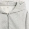 Felpa con cappuccio da bambino Vintagesoft dalla vestibilità comoda con bordi in pizzo e zip