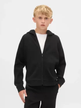 Felpa con cappuccio e zip GapFit Tech ad asciugatura rapida per bambini