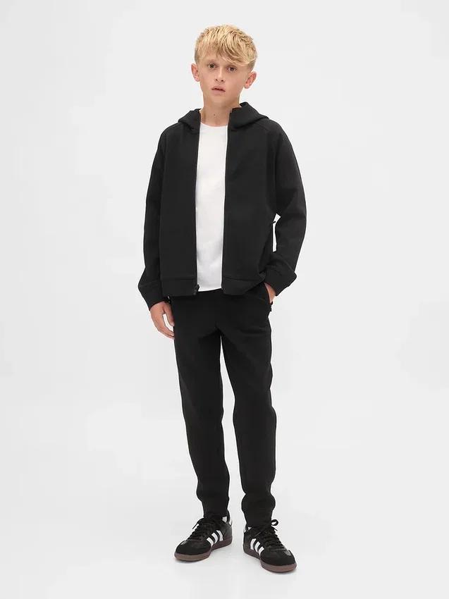 Felpa con cappuccio e zip GapFit Tech ad asciugatura rapida per bambini