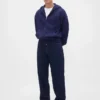 Felpa con cappuccio e zip in felpa francese extra pesante per adulti