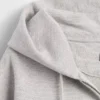 Felpa con cappuccio e zip in felpa francese extra pesante per adulti