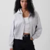 Felpa con cappuccio e zip in felpa Vintagesoft