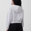 Felpa con cappuccio e zip in felpa Vintagesoft