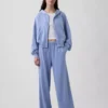 Felpa con cappuccio e zip in felpa Vintagesoft