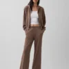 Felpa con cappuccio e zip in felpa Vintagesoft