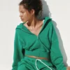 Felpa con cappuccio e zip in felpa Vintagesoft