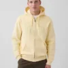 Felpa con cappuccio e zip per adulti Vintagesoft Arch Logo