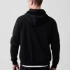 Felpa con cappuccio e zip per adulti Vintagesoft Arch Logo
