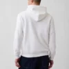 Felpa con cappuccio e zip per adulti Vintagesoft Arch Logo