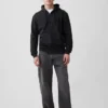 Felpa con cappuccio e zip per adulti Vintagesoft Arch Logo