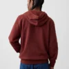 Felpa con cappuccio e zip per adulti Vintagesoft Arch Logo