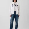 Felpa con cappuccio e zip per adulti Vintagesoft Arch Logo