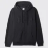 Felpa con cappuccio e zip per adulti Vintagesoft Arch Logo
