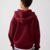 Felpa con cappuccio e zip per bambini Vintagesoft dal taglio comodo