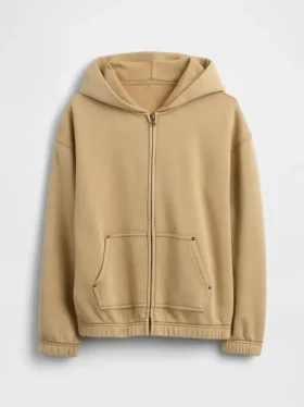 Felpa con cappuccio e zip per bambini Vintagesoft dal taglio comodo