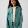 Felpa con cappuccio e zip per bambini Vintagesoft dal taglio comodo