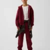 Felpa con cappuccio e zip per bambini Vintagesoft dal taglio comodo
