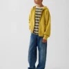 Felpa con cappuccio e zip per bambini Vintagesoft dal taglio comodo