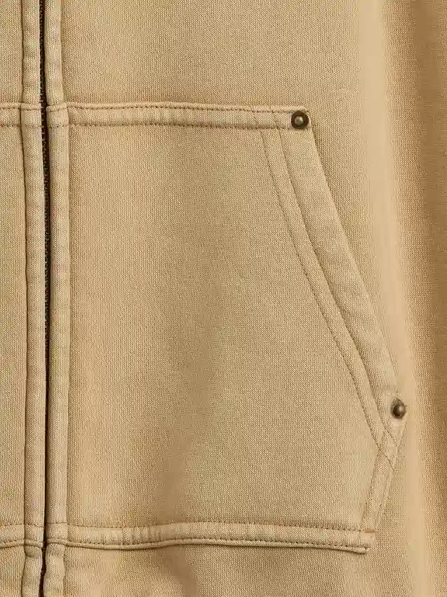 Felpa con cappuccio e zip per bambini Vintagesoft dal taglio comodo
