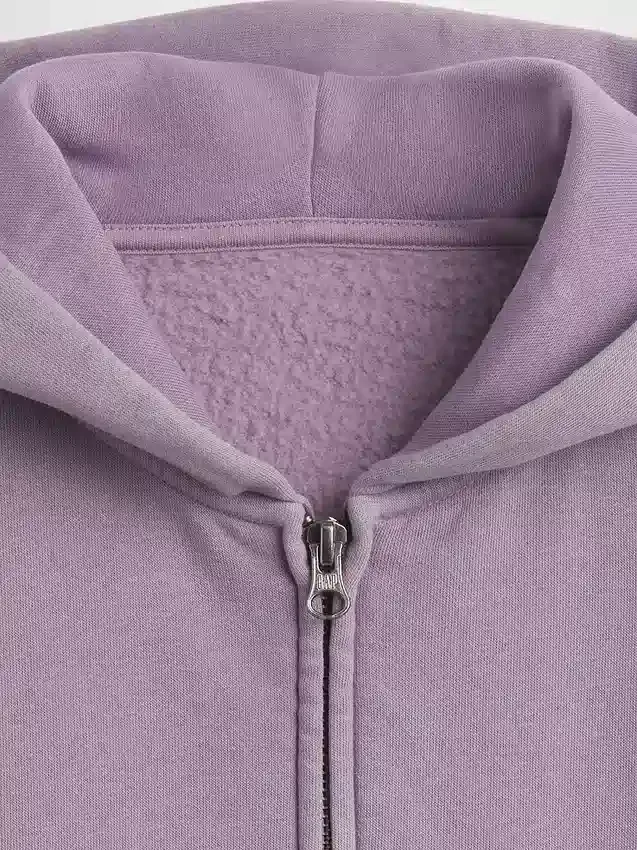 Felpa con cappuccio e zip per bambini Vintagesoft dal taglio comodo