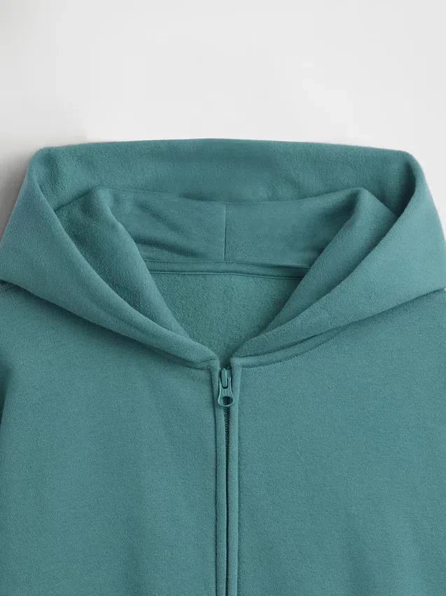 Felpa con cappuccio e zip per bambini Vintagesoft dal taglio comodo