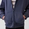 Felpa con cappuccio e zip per bambini Vintagesoft dal taglio comodo
